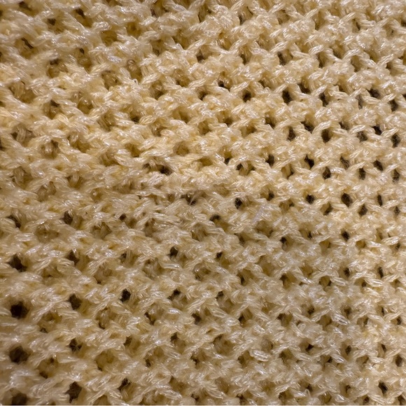 Chico's Sunny Yellow Knit Sweater Chico’s Size 3 - Picture 3 of 6